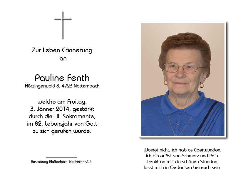 Pauline  Fenth