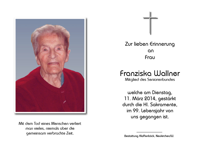 Franziska  Wallner