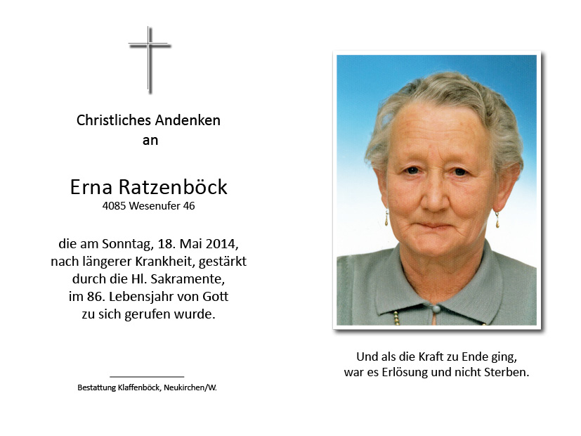 Ernestine  Ratzenböck