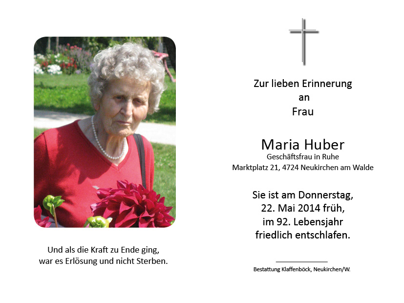 Maria  Huber