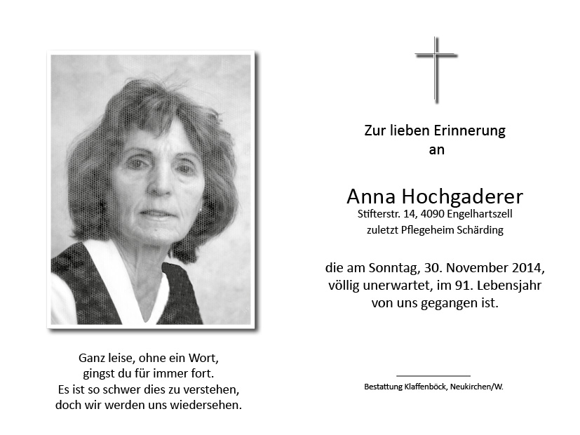Anna  Hochgaderer