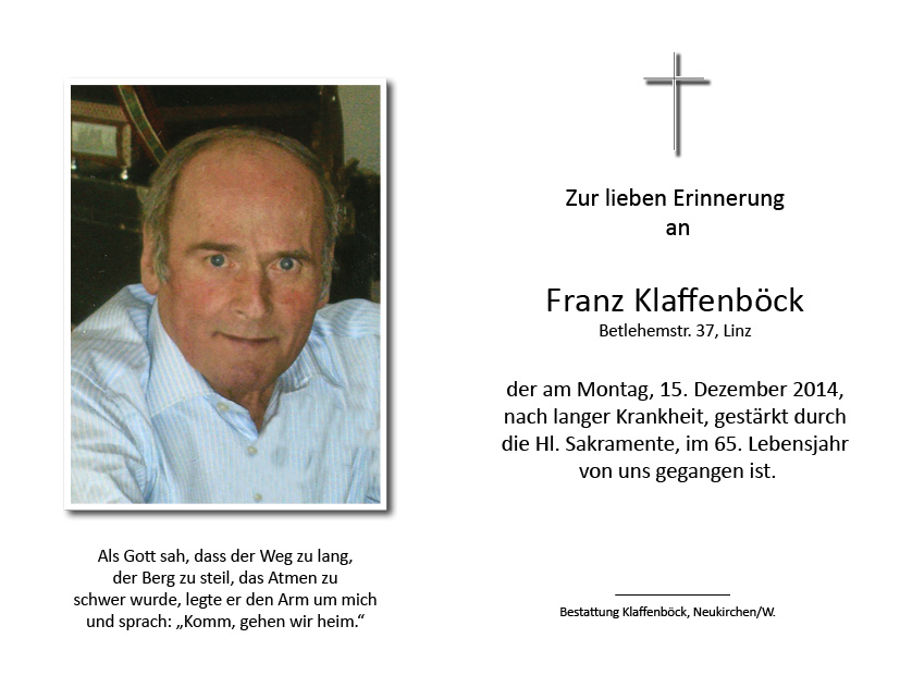 Franz  Klaffenböck
