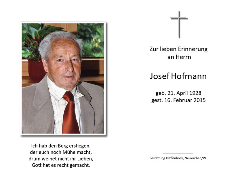 Josef  Hofmann