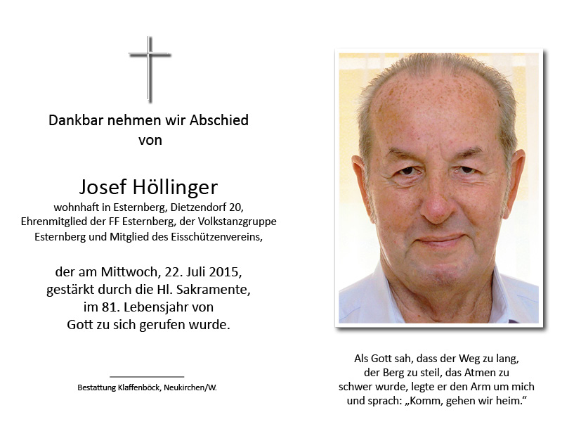 Josef  Höllinger