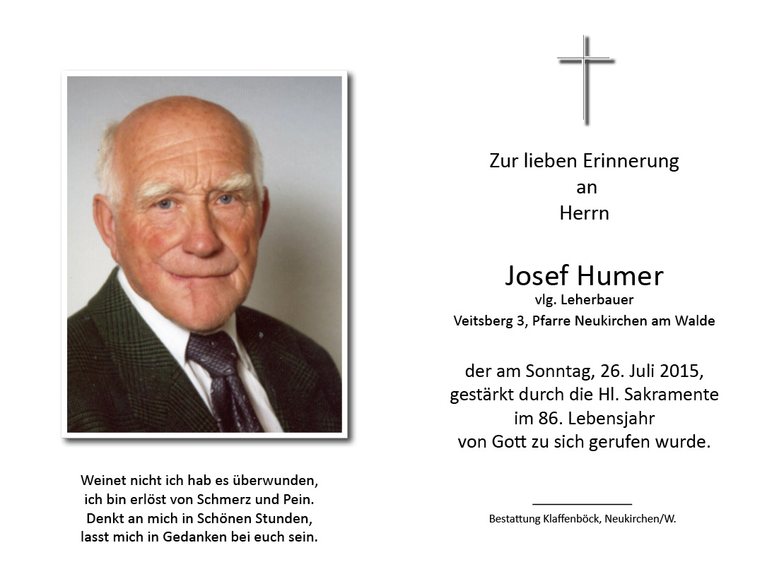 Josef  Humer