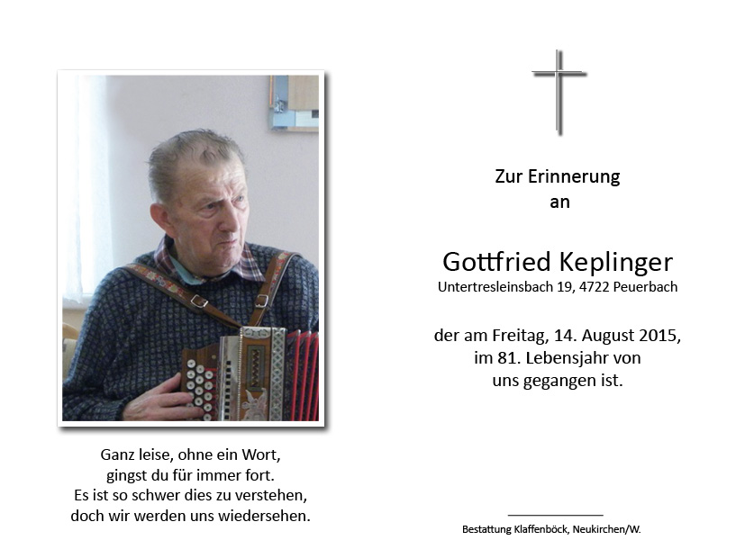 Gottfried  Keplinger