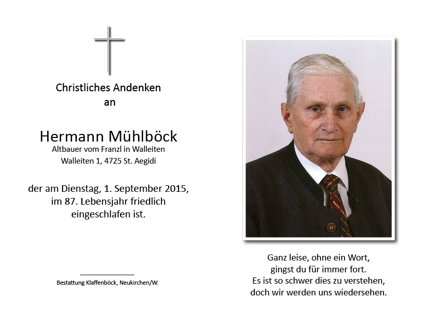 Hermann  Mühlböck