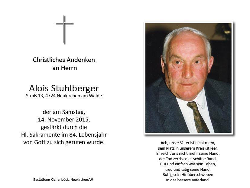 Alois  Stuhlberger
