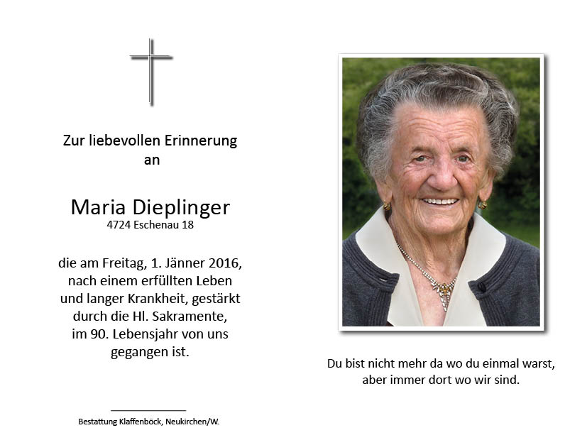 Maria  Dieplinger