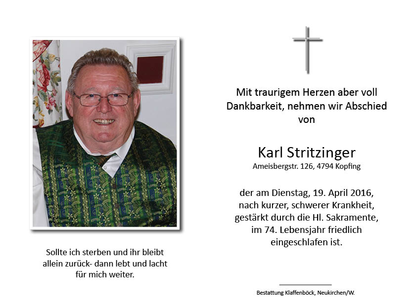Karl  Stritzinger
