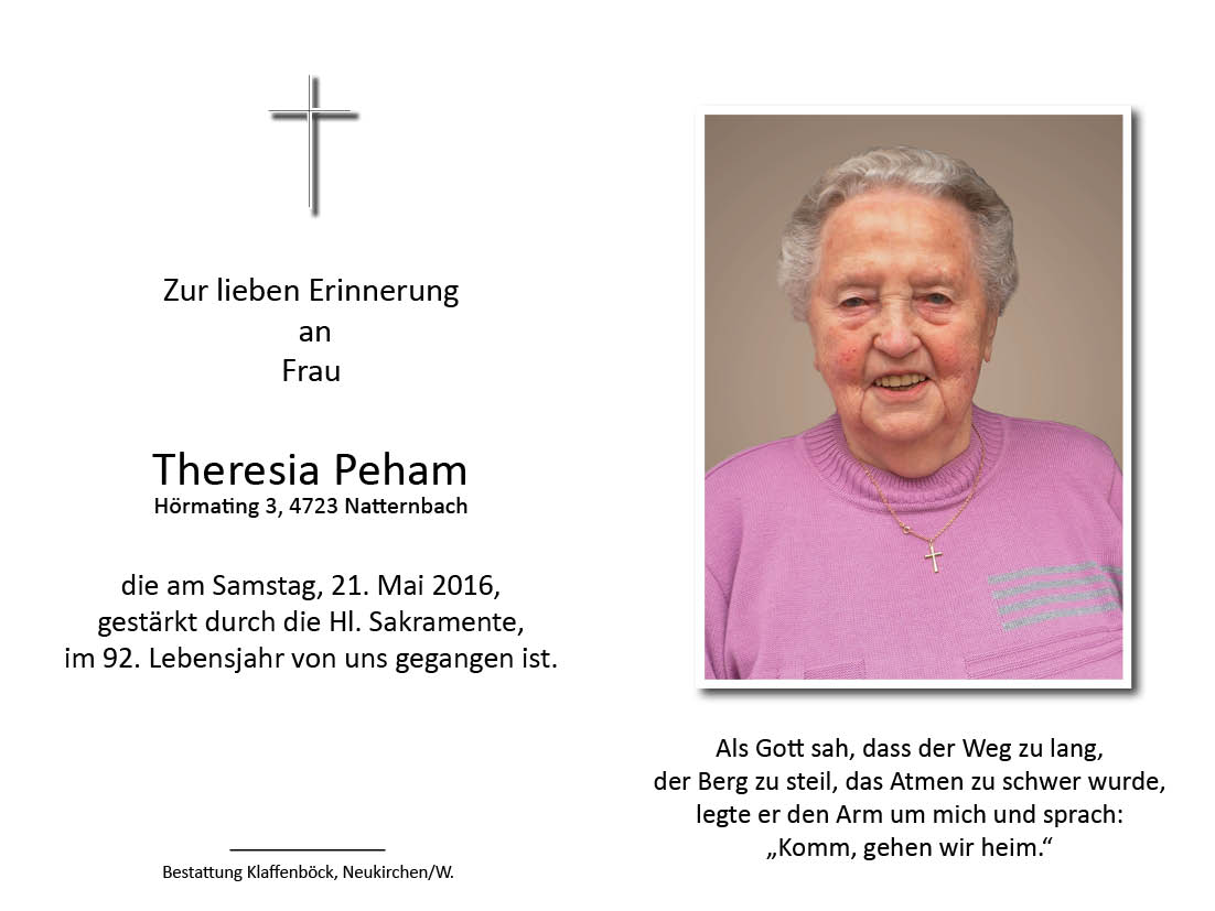Theresia  Peham
