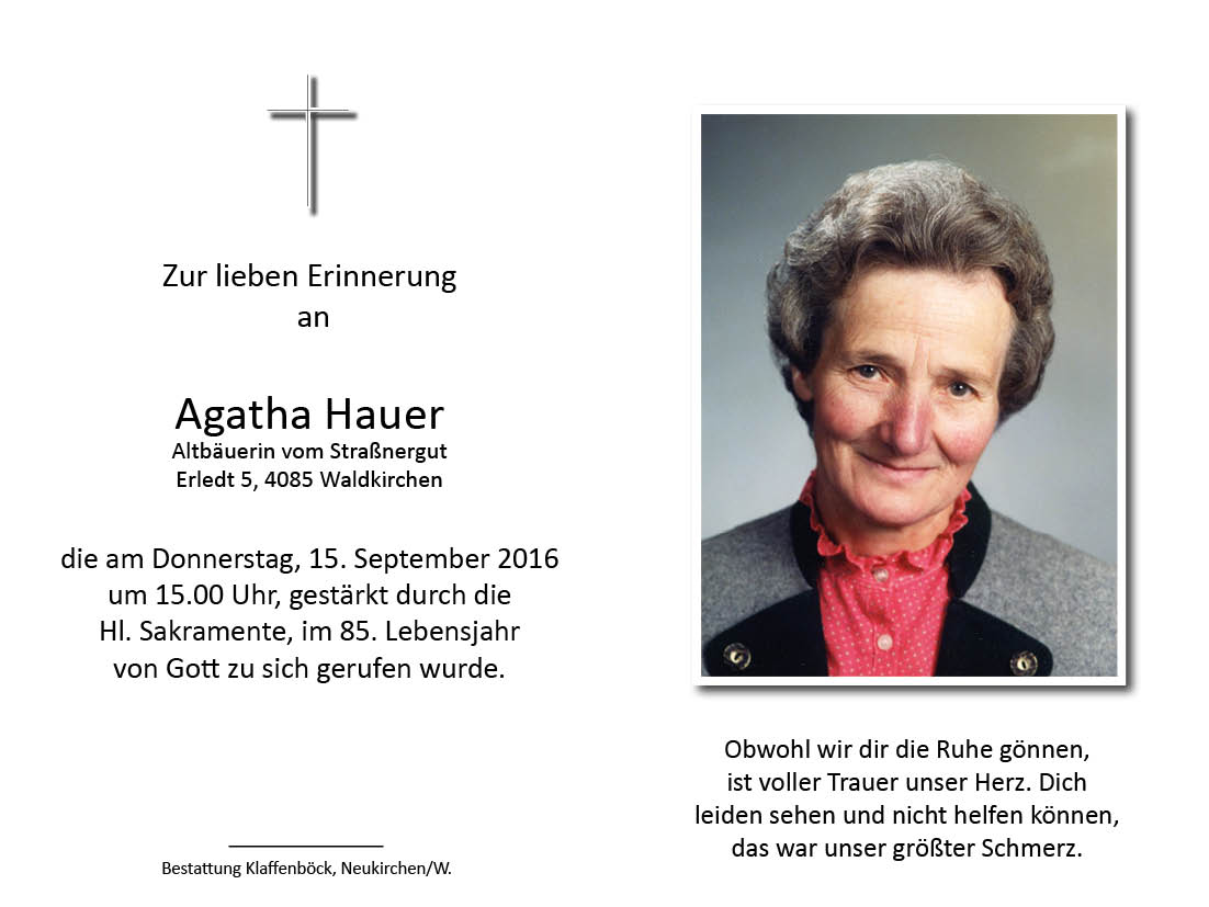 Agatha  Hauer