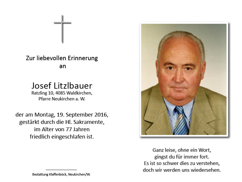 Josef  Litzlbauer