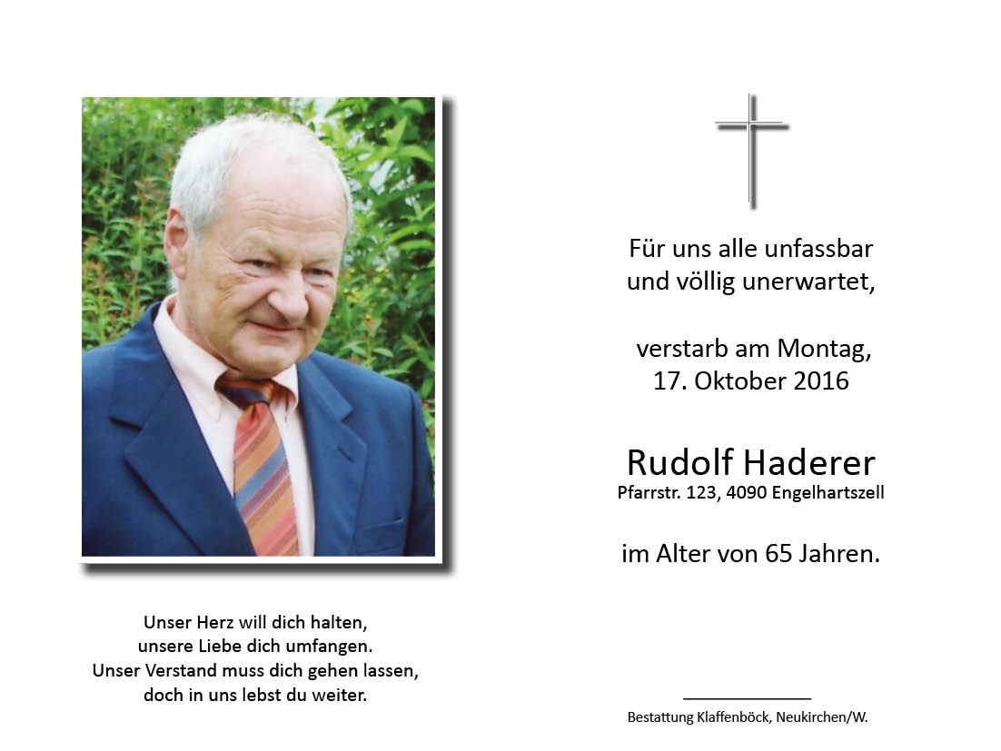 Rudolf  Haderer
