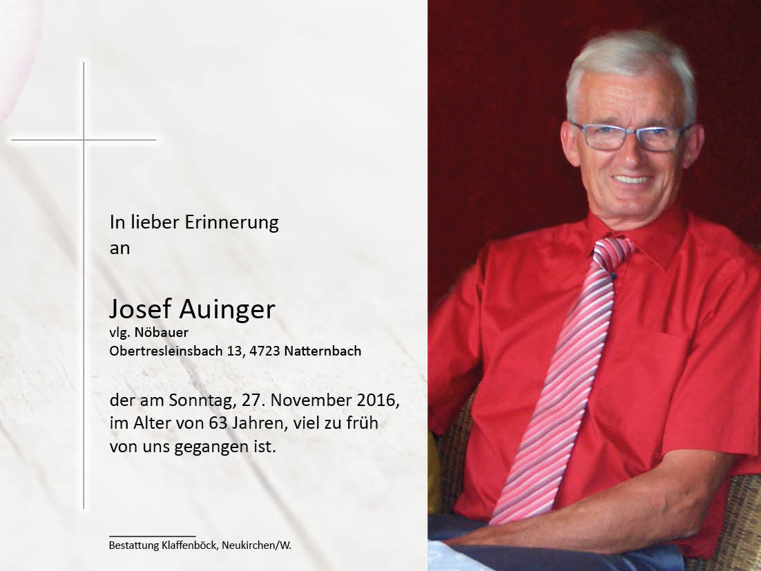 Josef  Auinger