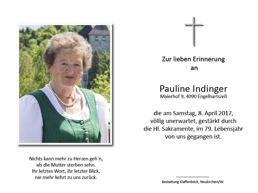 Pauline  Indinger