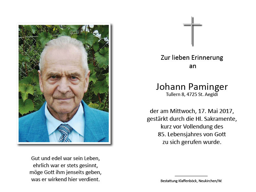 Johann  Paminger