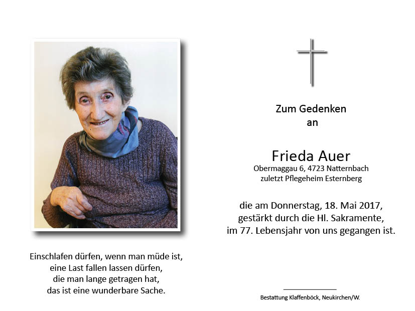 Frieda  Auer