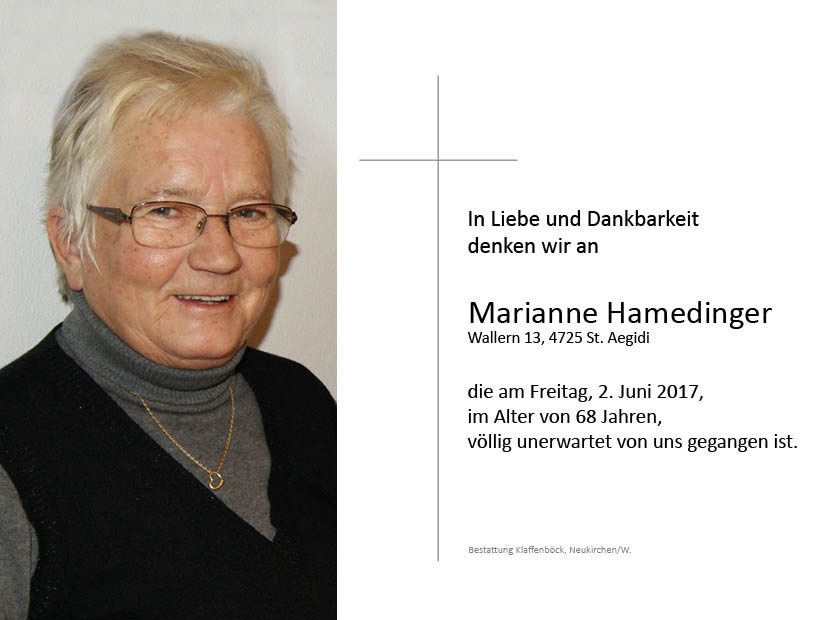 Marianne  Hamedinger
