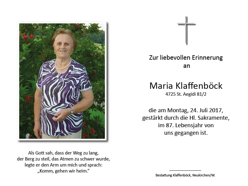 Maria  Klaffenböck