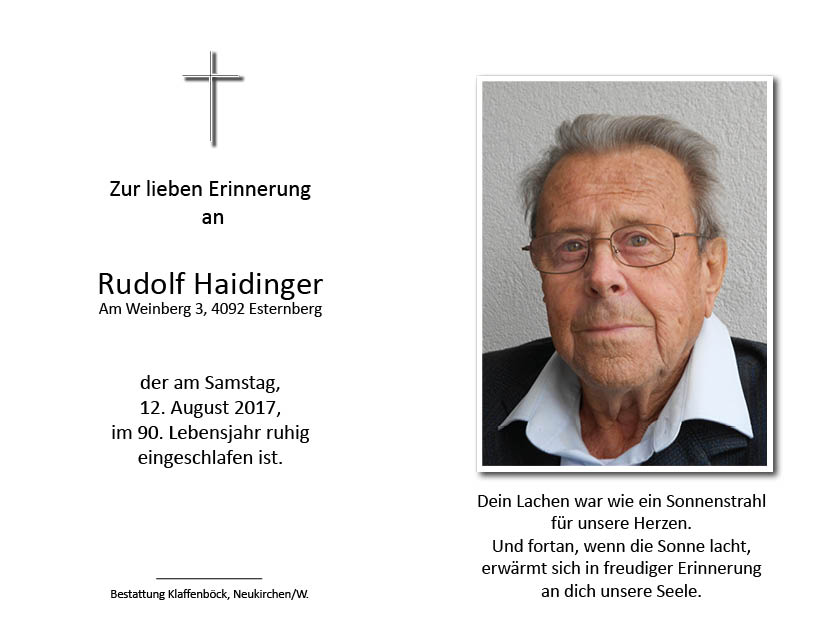 Rudolf  Haidinger