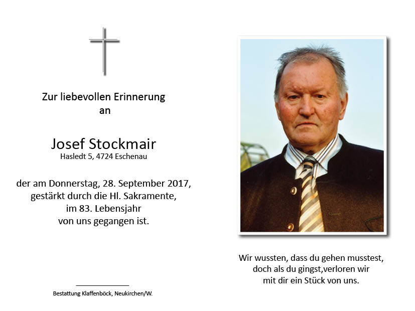 Josef  Stockmair