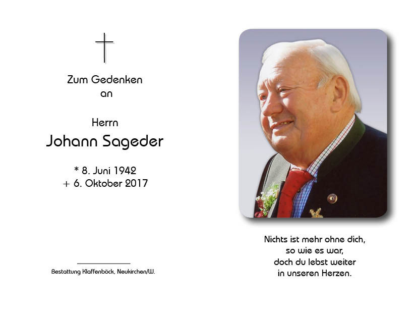 Johann  Sageder
