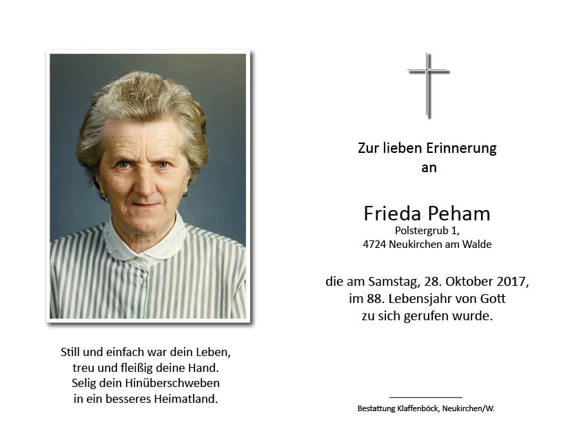 Friederike  Peham