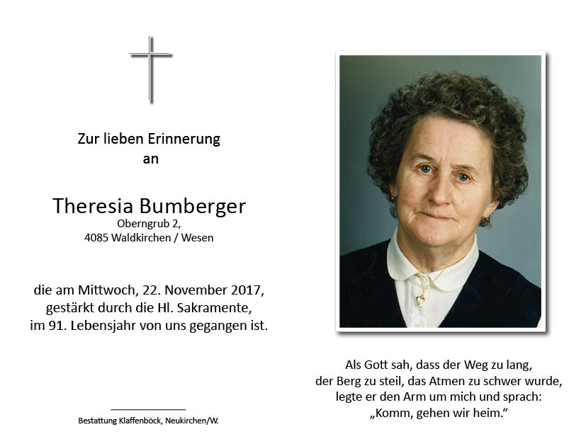 Theresia  Bumberger