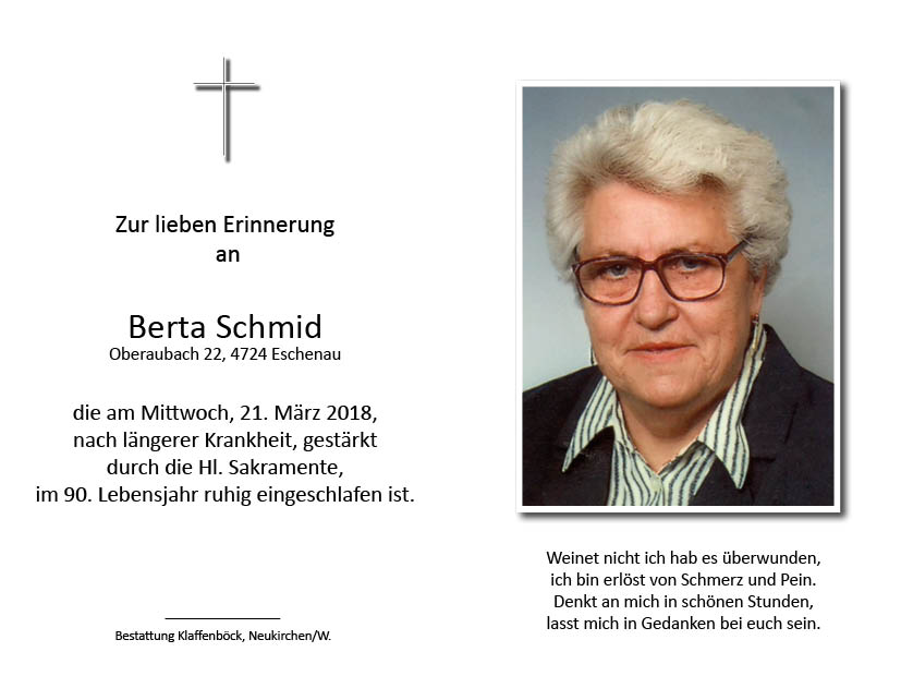 Berta  Schmid