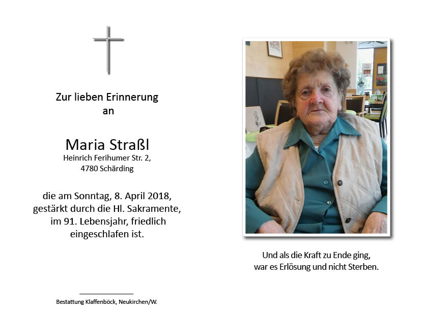 Maria  Straßl