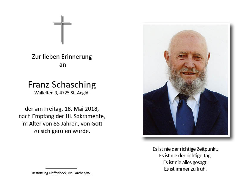 Franz  Schasching