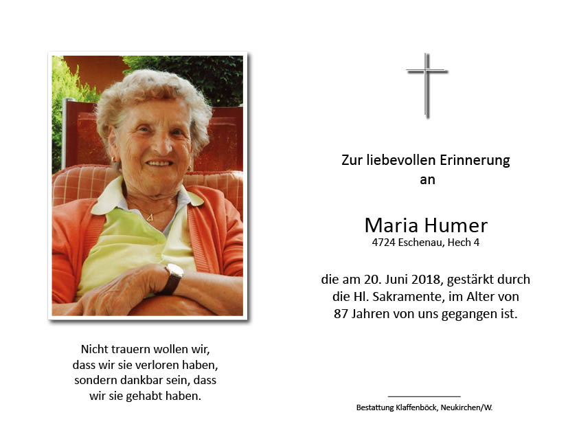 Maria  Humer