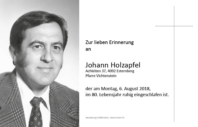 Johann  Holzapfel