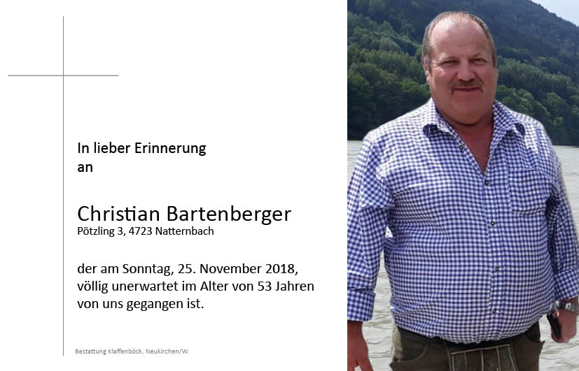 Christian  Bartenberger