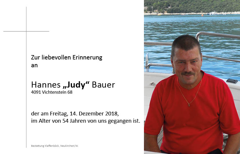 Hannes *Judy*  Bauer