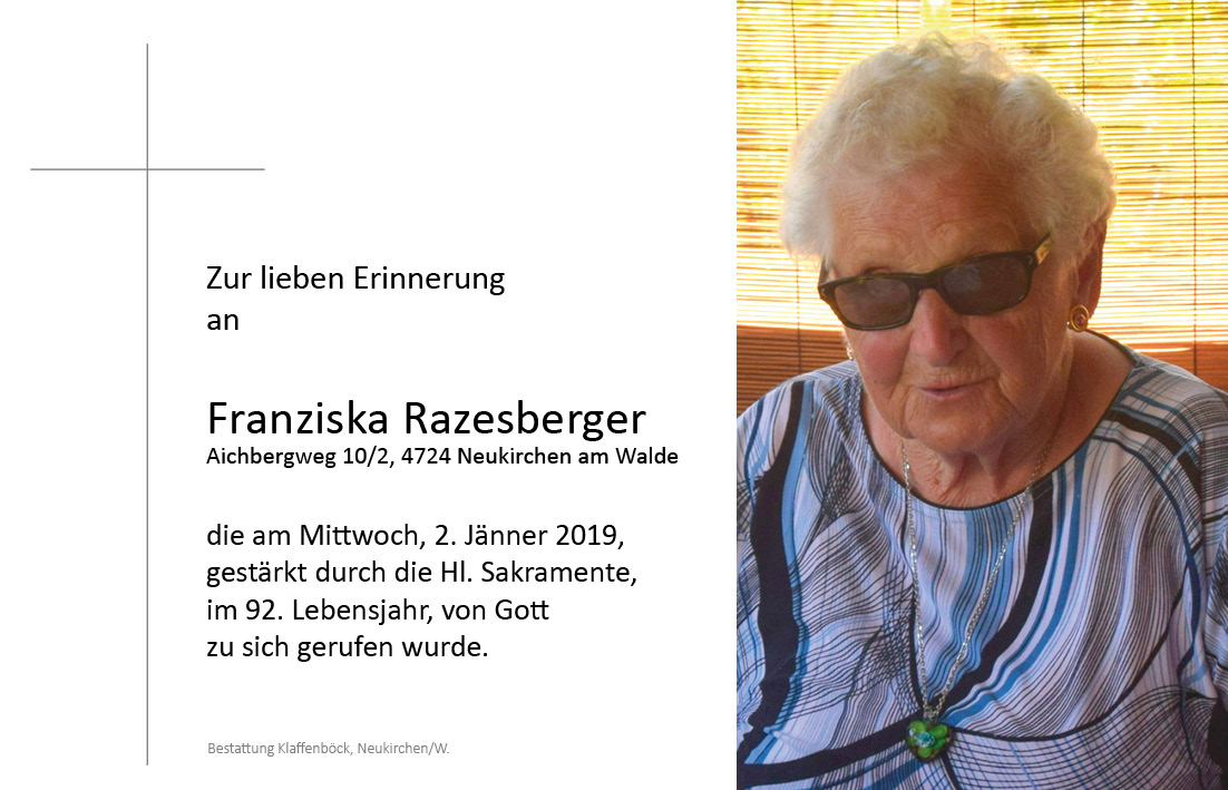 Franziska  Razesberger