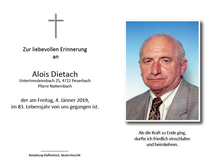 Alois  Dietach