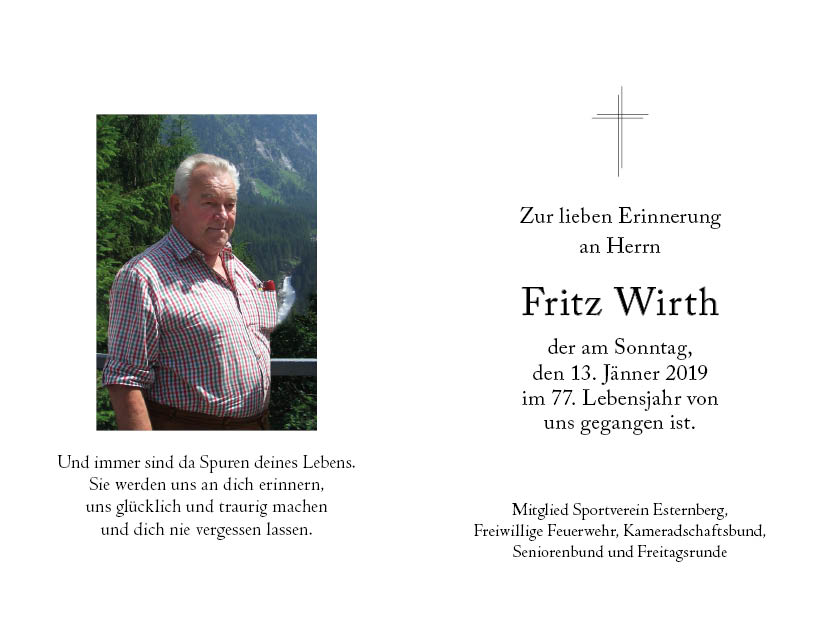 Fritz  Wirth