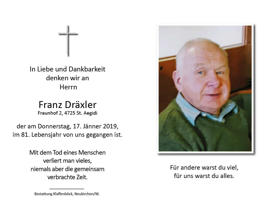 Franz  Dräxler