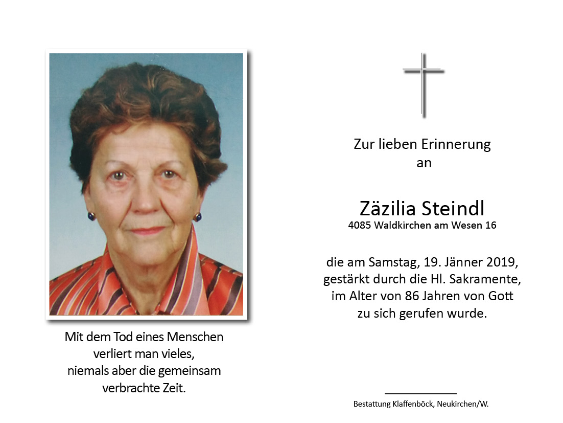 Zäzilia  Steindl