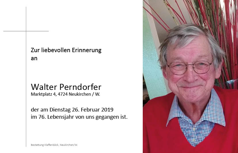 Walter  Perndorfer