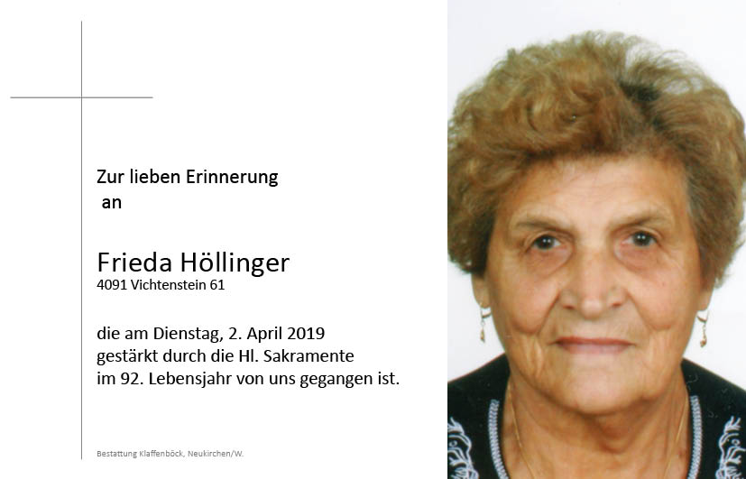 Frieda  Höllinger