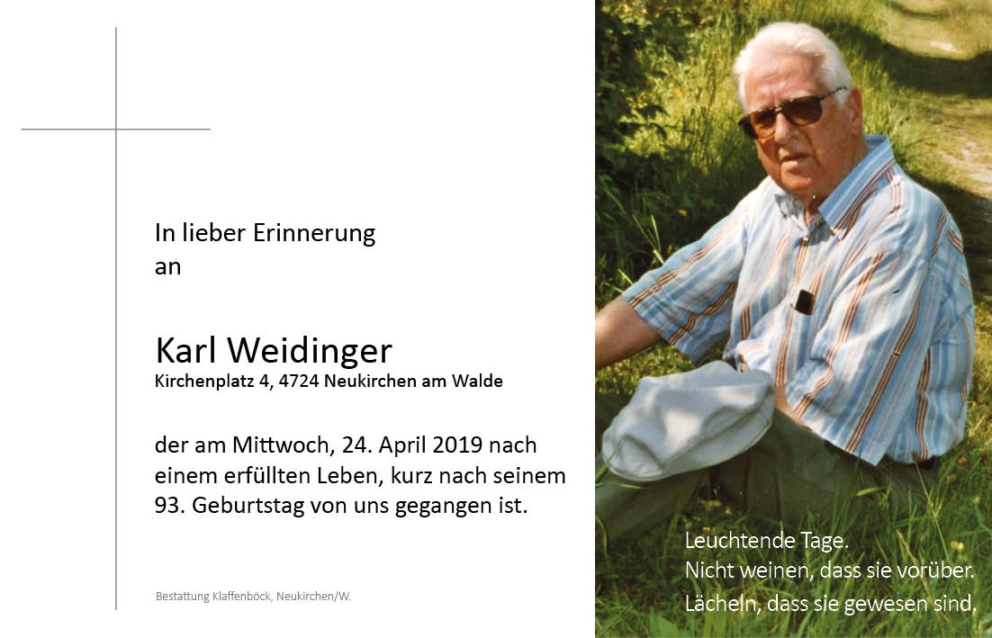 Karl  Weidinger