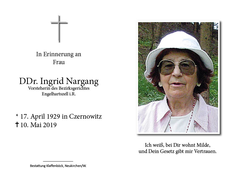 DDr. Ingrid  Nargang