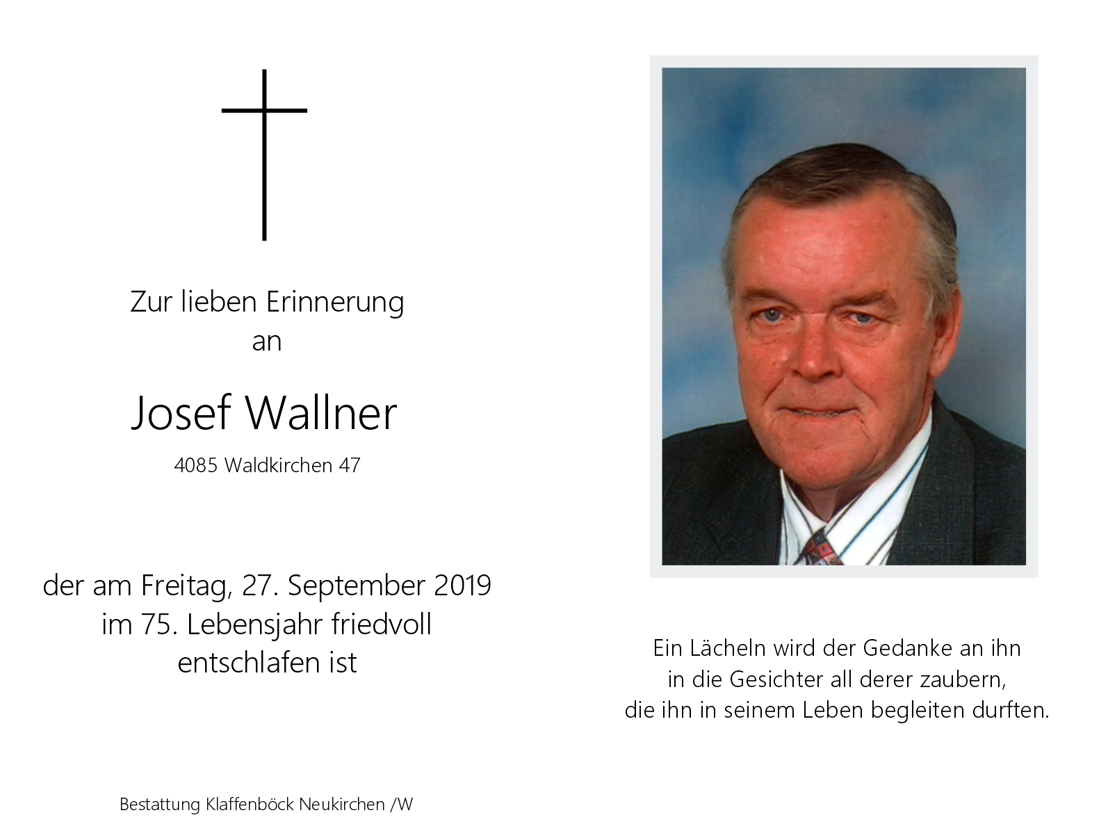 Josef  Wallner