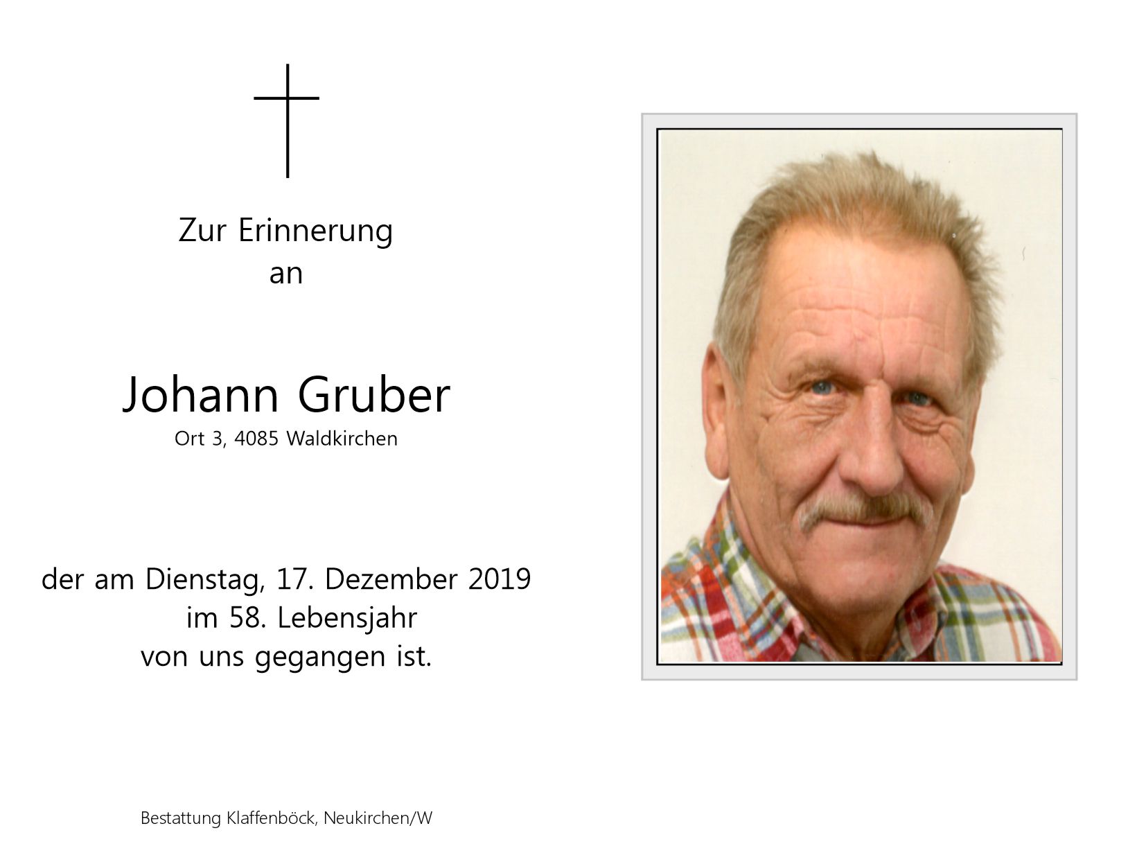 Johann  Gruber