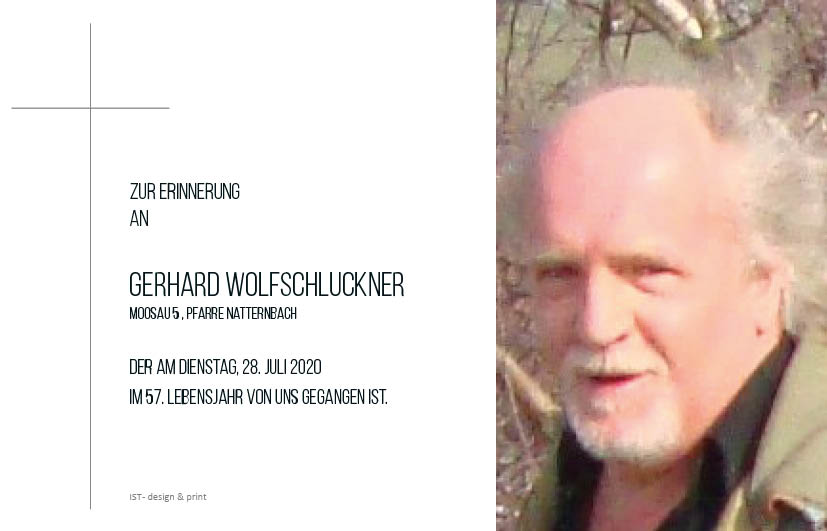 Gerhard  Wolfschluckner