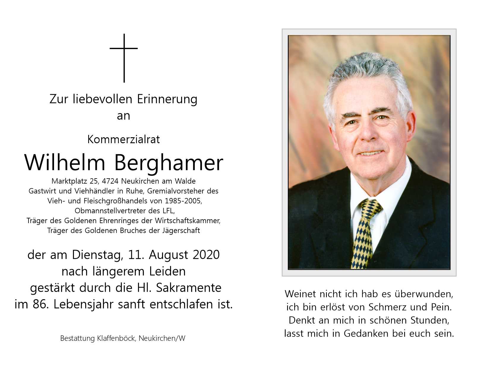 Wilhelm  Berghamer sen.