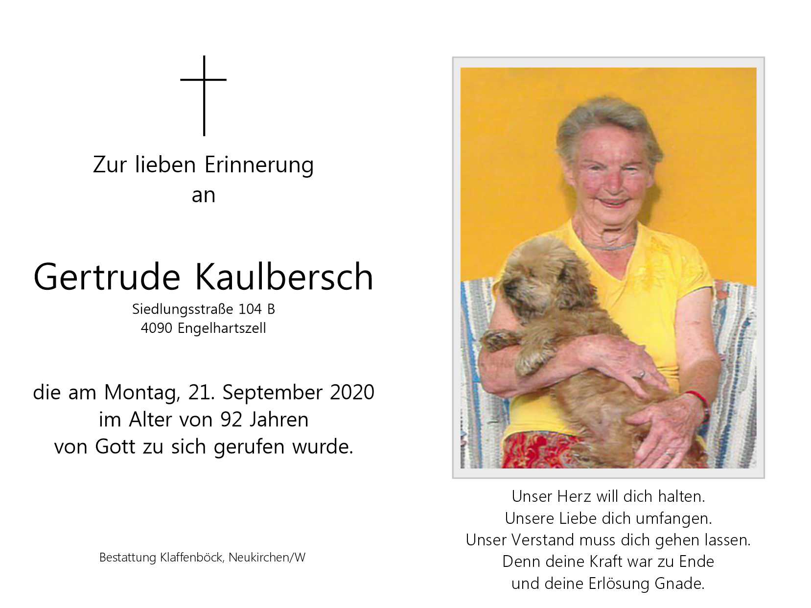 Gertrude  Kaulbersch